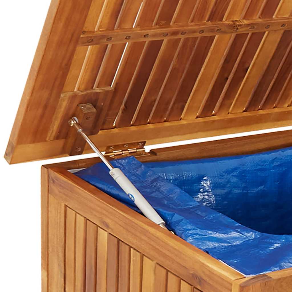 Garden Storage Box Natural wood Solid Acacia wood