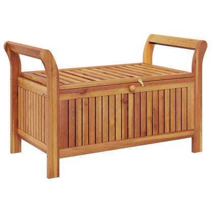 Garden Storage Bench Dark grey, Brown