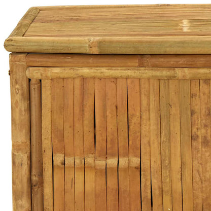 Garden Storage Box Natural Bamboo Bamboo, Polyethylene
