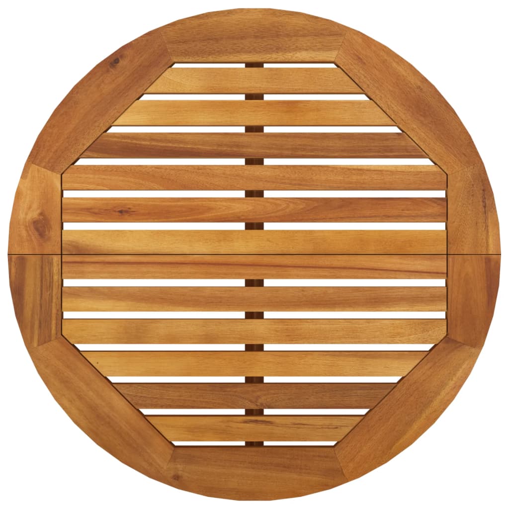 Garden Bar Set Brown Solid Acacia wood Medium Footrest