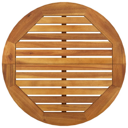 Garden Bar Set Brown Solid Acacia wood Medium Footrest