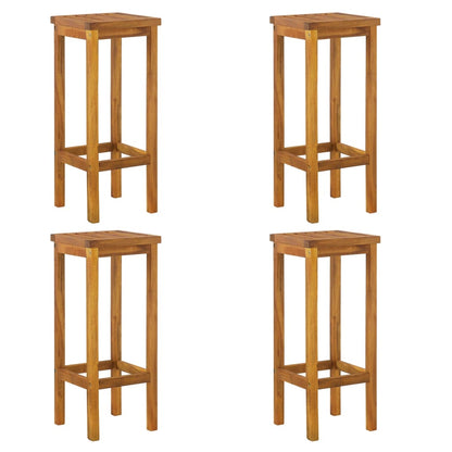 Garden Bar Set Natural Wood Solid Acacia wood Large Durable