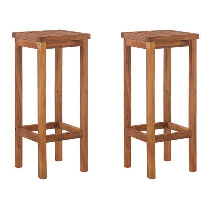 Garden Bar Set Natural Acacia Wood Solid Acacia Wood Medium