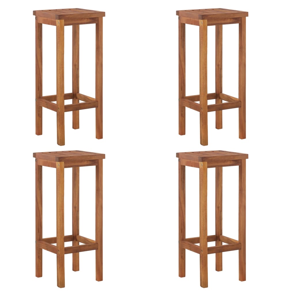 Garden Bar Set Brown Solid Acacia wood Durable Garden Bar Set