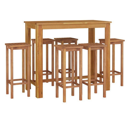 Garden Bar Set Acacia Solid Acacia wood with an oil finish Medium