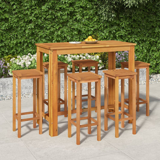 Garden Bar Set Acacia Solid Acacia wood with an oil finish Medium