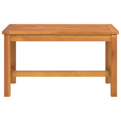 Garden Bench Natural wood color Solid acacia wood Compact