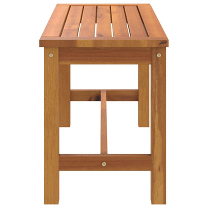 Garden Bench Natural wood color Solid acacia wood Compact