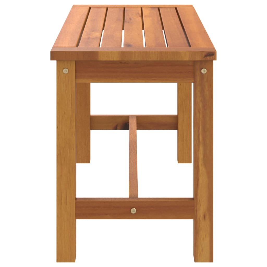 Garden Bench Natural wood color Solid acacia wood Compact