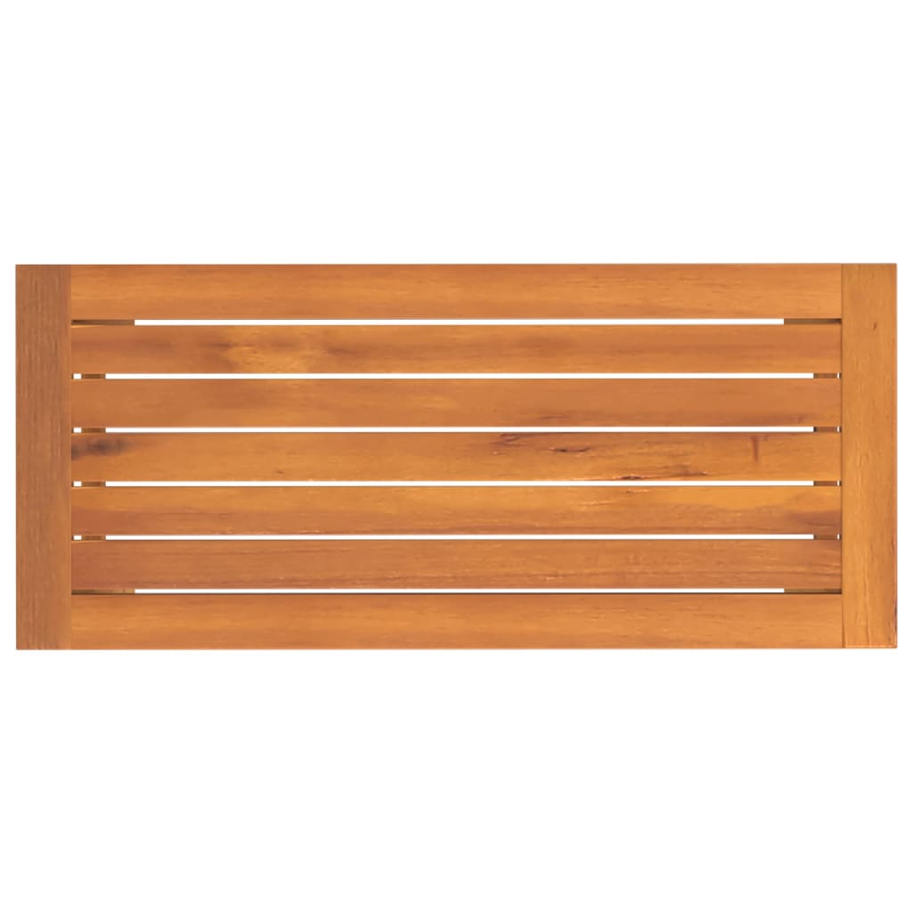 Garden Bench Natural wood color Solid acacia wood Compact