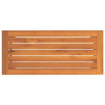 Garden Bench Natural wood color Solid acacia wood Compact