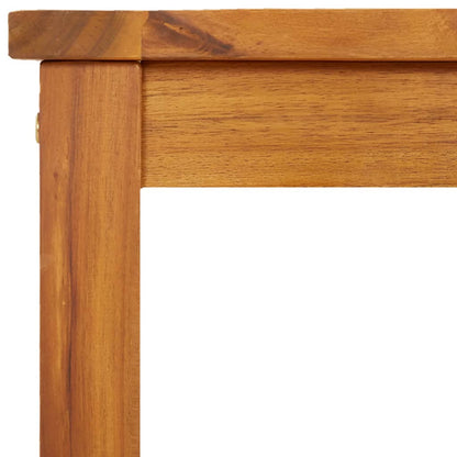 Garden Bench Natural wood color Solid acacia wood Compact