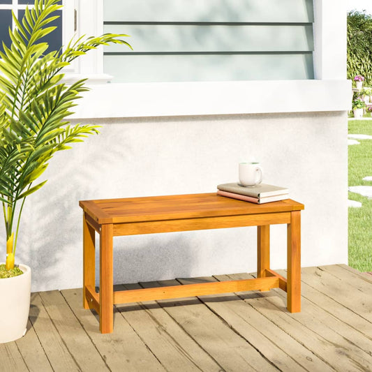 Garden Bench Natural wood color Solid acacia wood Compact