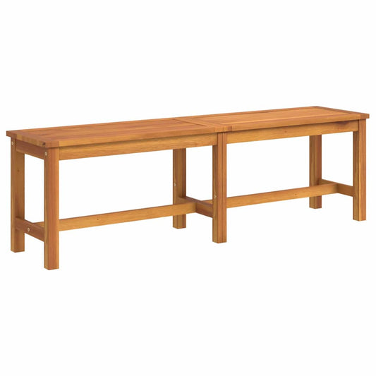 Garden Bench Brown Solid acacia wood 59.1 in Durable
