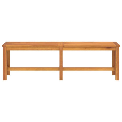 Garden Bench Brown Solid acacia wood 59.1 in Durable