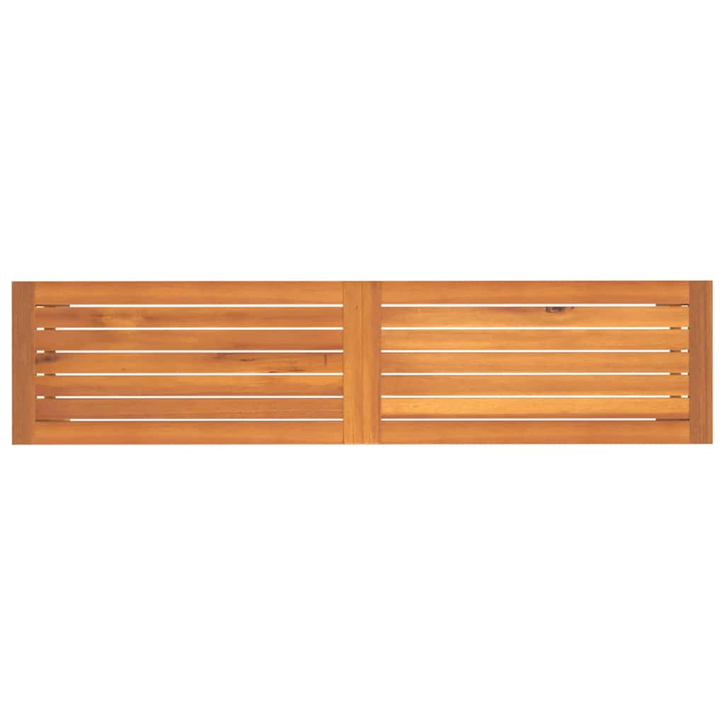 Garden Bench Brown Solid acacia wood 59.1 in Durable