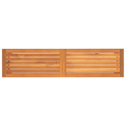 Garden Bench Brown Solid acacia wood 59.1 in Durable