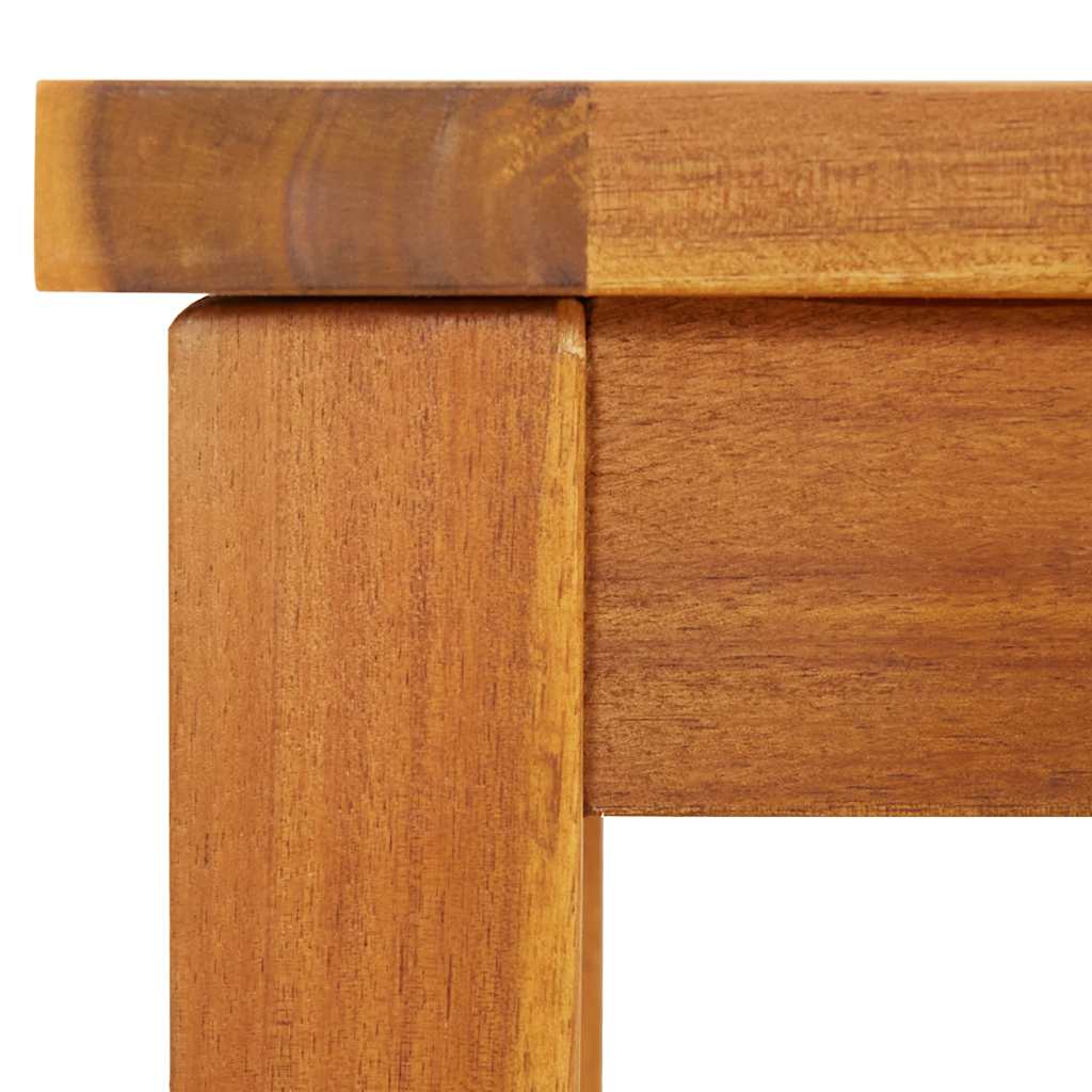 Garden Bench Brown Solid acacia wood 59.1 in Durable
