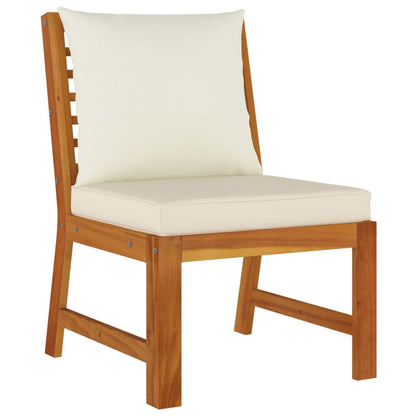 Patio Dining Set Natural Solid Acacia Wood Standard Modular