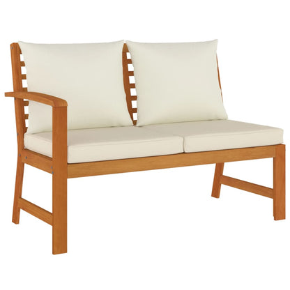 Patio Dining Set Natural Wood Solid Acacia Wood