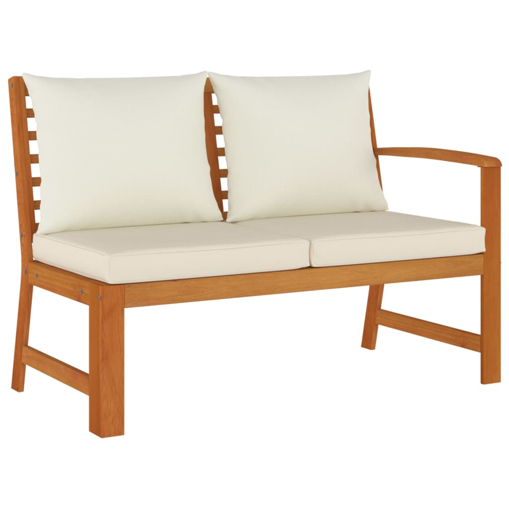 Garden Dining Set Brown Solid Acacia wood Large Modular