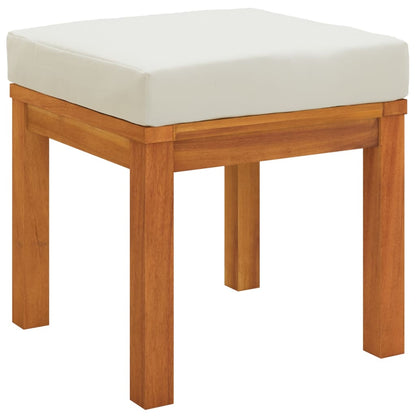 Garden Dining Set Brown Solid Acacia wood Large Modular