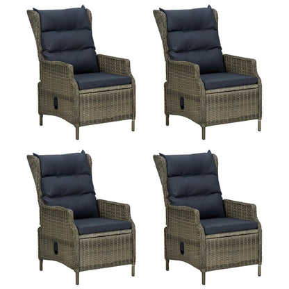 Garden Dining Set Brown