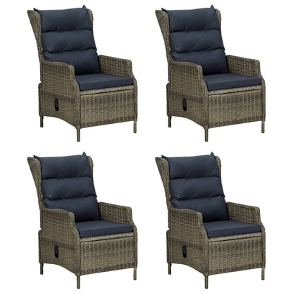 Garden Dining Set Brown