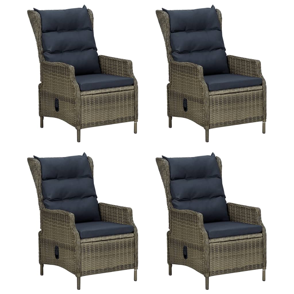 Garden Dining Set Brown