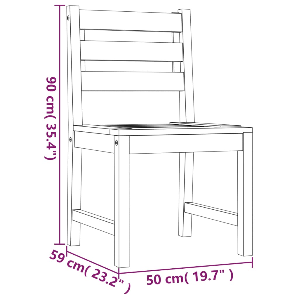 Garden Dining Set Natural Teak Solid Teak Wood Standard Durable
