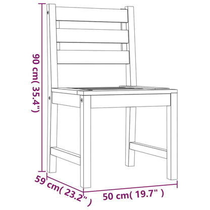 Garden Dining Set Natural Teak Solid Teak Wood Standard Durable