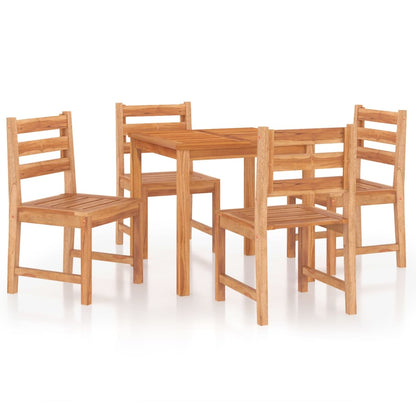 Garden Dining Set Teak Solid teak wood Medium