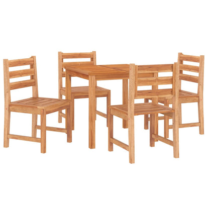 Garden Dining Set Teak Solid teak wood Medium