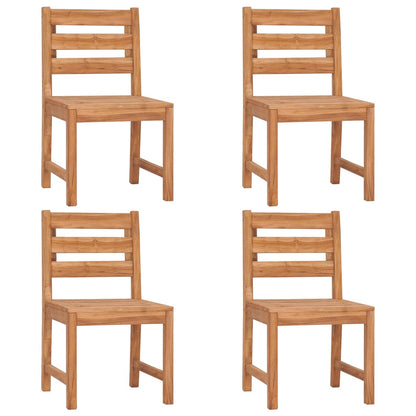 5 Piece Patio Dining Set Solid Wood Teak