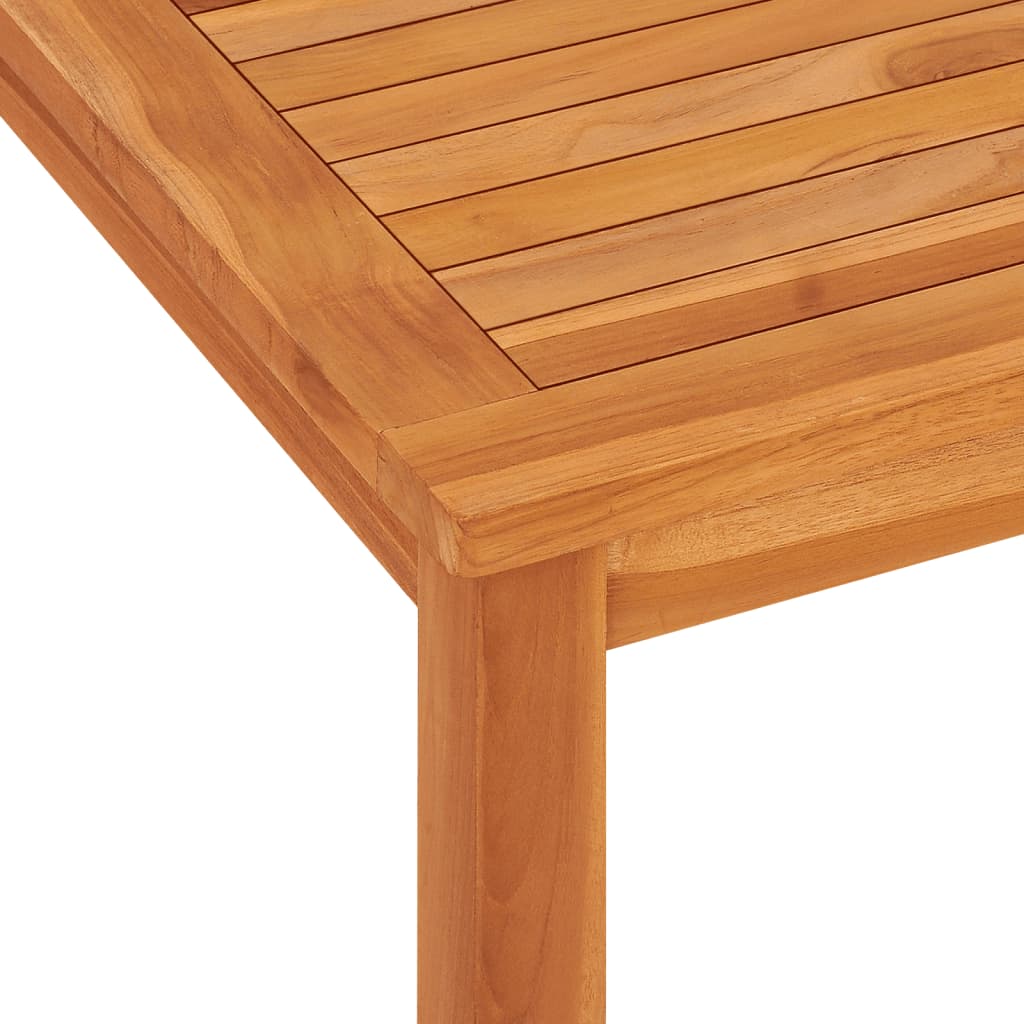 5 Piece Patio Dining Set Solid Wood Teak