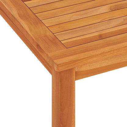5 Piece Patio Dining Set Solid Wood Teak