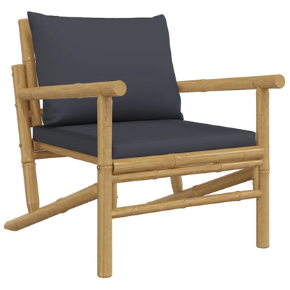 Garden Lounge Set Bamboo Three Piece Set Modular