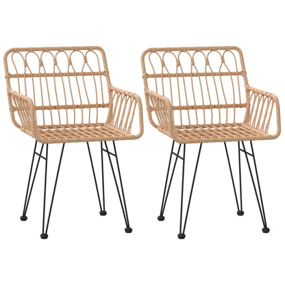 Garden Dining Set Black