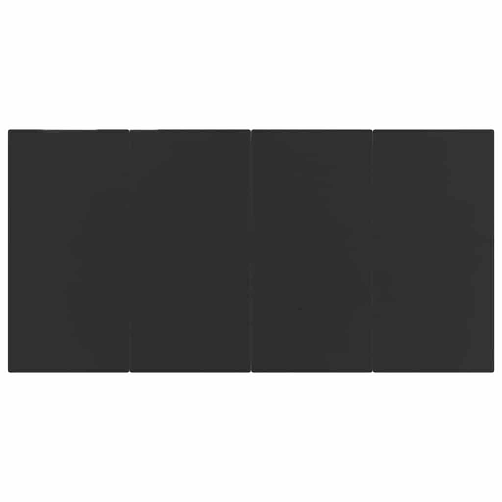 Garden Dining Set Black