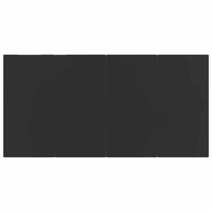 Garden Dining Set Black
