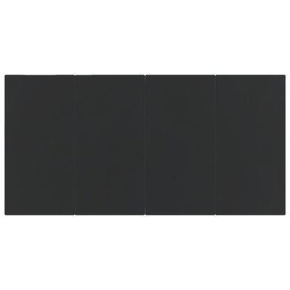 Garden Dining Set Black
