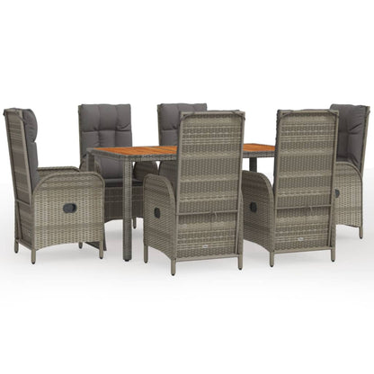 Garden Dining Set Grey