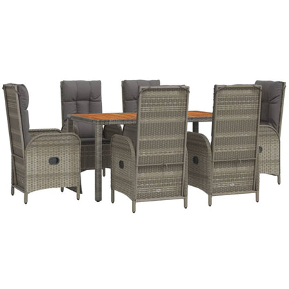 Garden Dining Set Grey