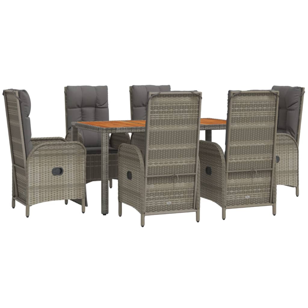 Garden Dining Set Grey
