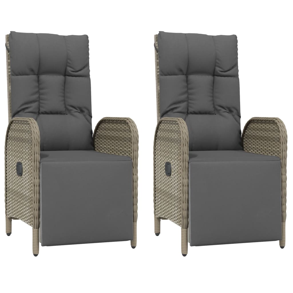 Garden Dining Set Grey