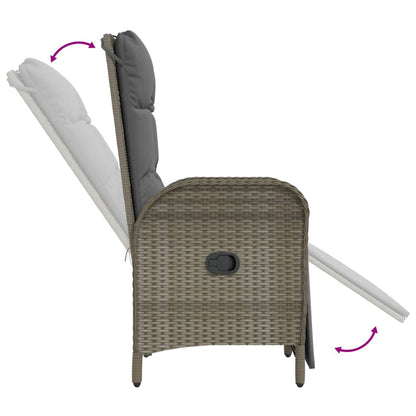 Garden Dining Set Grey