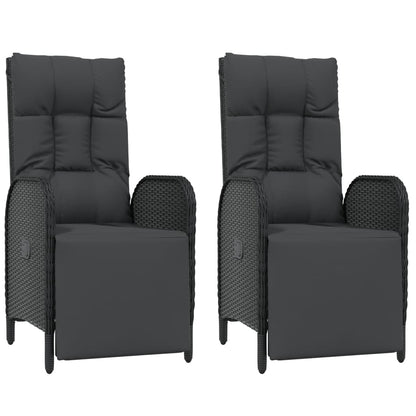 Garden Dining Set Black