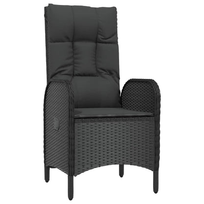 Garden Dining Set Black