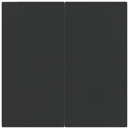 Garden Dining Set Black and Grey
