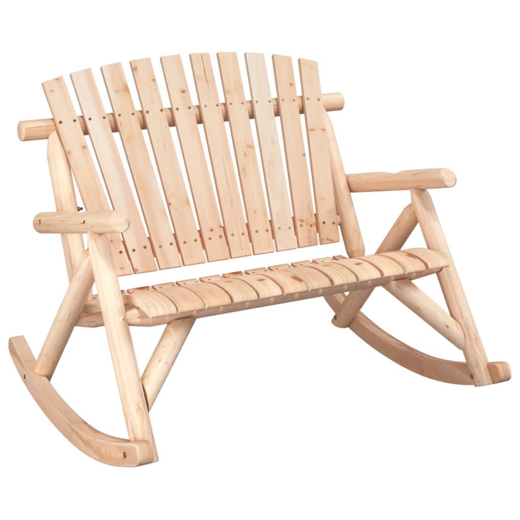 Garden Lounge Set Natural wood Solid spruce wood Standard